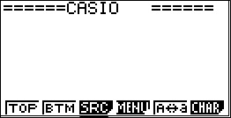 Editeur de programmes Basic Casio 5