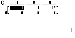 Listes vers matrice Basic Casio 2