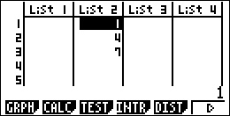 Matrice vers liste Basic Casio 2