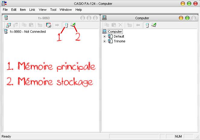programme casio g1r