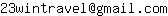 Email address, replace the 【arobase】 with a @ and ▶ with a . : 23wintravel【arobase】gmail▶com