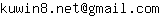 Email address, replace the 【arobase】 with a @ and ▶ with a . : kuwin8▶net【arobase】gmail▶com