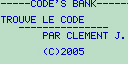 Planète Casio - Jeu Casio de reflexion - Le coffre - clemji - Calculatrices