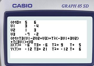 Planète Casio - Cours Casio de maths - Bezier - rach - Calculatrices