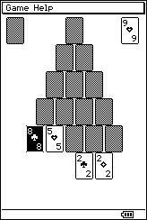 Planète Casio - Add-in Casio - Solitaire pyramide - G. Williams - Calculatrices