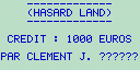 hasard land