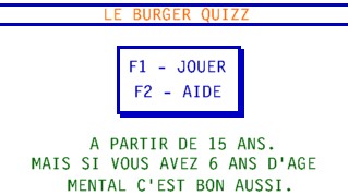 le burger quizz