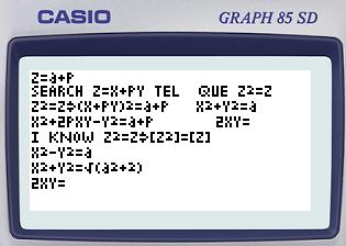 Planète Casio - Cours Casio de maths - Rcomplex - rach - Calculatrices