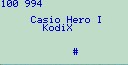 Planète Casio - Jeu Casio - Casio hero i - KodiX - Calculatrices