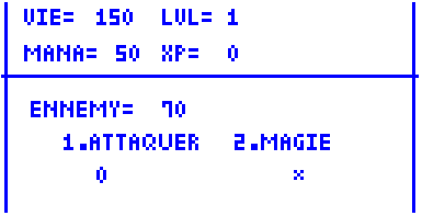 Planète Casio - Jeu Casio de role ou rpg - Darkness sword - analkasar - Calculatrices