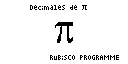 Planète Casio - Programme Casio - Pi - rubisco - Calculatrices