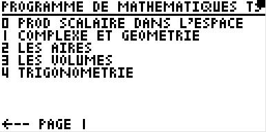 Planète Casio - Cours Casio de maths - Maths ts - manuel - Calculatrices