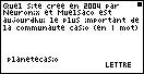 Planète Casio - Jeu Casio - Maxitriviaquizz - Alex BasicC - Calculatrices