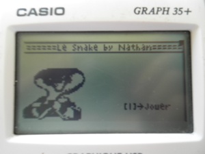 Planète Casio - Jeu Casio - Snakebynathan - nathangau - Calculatrices