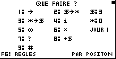 Planète Casio - Jeu Casio de role ou rpg - Pegre - positon - Calculatrices