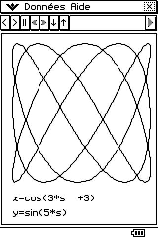 Planète Casio - Cours Casio de physique - Lissajou - tancredi - Calculatrices