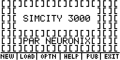 Planète Casio - Jeu Casio de strategie - Simcity 3000 - neuronix - Calculatrices