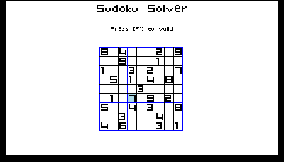 sudoku solver