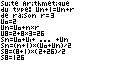 Planète Casio - Cours Casio de maths - Suites - fabcvlr - Calculatrices