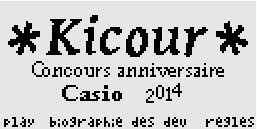 Planète Casio - Concours Casio - Kicour - thetibo - Calculatrices