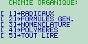 chimie organique