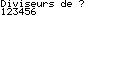 Planète Casio - Cours Casio de maths - Divise Nombre - kirafi - Calculatrices