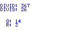 Planète Casio - Cours Casio de maths - Division - quezaco - Calculatrices