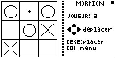 Planète Casio - Jeu Casio - Morpion - gabray - Calculatrices