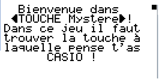 Planète Casio - Jeu Casio de reflexion - Trouve la touch - unitte - Calculatrices