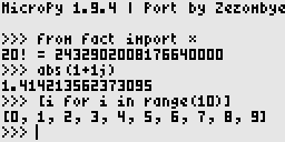 Planète Casio - Add-in Casio - CasioPython - zezombye - Calculatrices