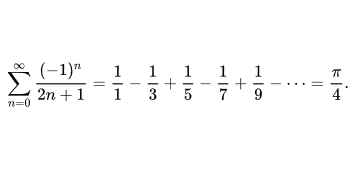 Planète Casio - Cours Casio de maths - Formule Leibniz - Tituya - Calculatrices