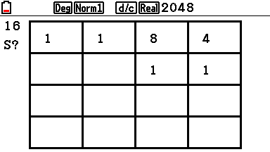 Planète Casio - Jeu Casio de reflexion - 2048 - math680 - Calculatrices