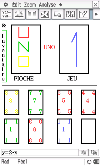 Planète Casio - Jeu Casio de strategie - Uno - hashby - Calculatrices