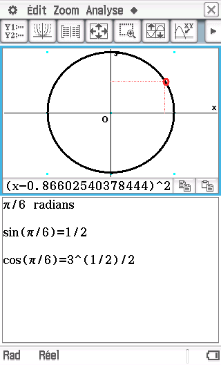 Planète Casio - Cours Casio de maths - Trigonometrie illustratio - hashby - Calculatrices