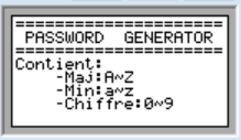 Planète Casio - Programme Casio - Password Generator - cryptotest - Calculatrices