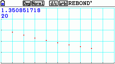 Simulation rebond