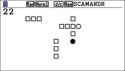 Planète Casio - Jeu Casio action ou sport - Scamander hunt - alexot - Calculatrices