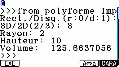 Planète Casio - Programme Casio de conversion - Polyforme - speeding - Calculatrices