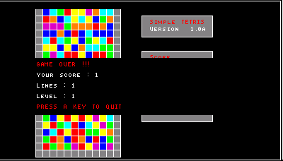 SDL Tetris