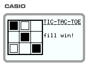 Planète Casio - Jeu Casio de strategie - Morpion Python - tuper4 - Calculatrices