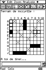 Planète Casio - Jeu Casio de direction ou tir - Battaille navale - mccyrille - Calculatrices