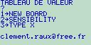 tab de valeur 2