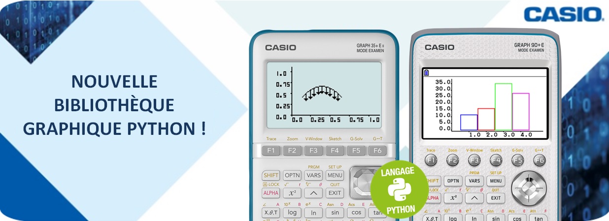 Casio Graph35+E II Calculatrice Graphique Python